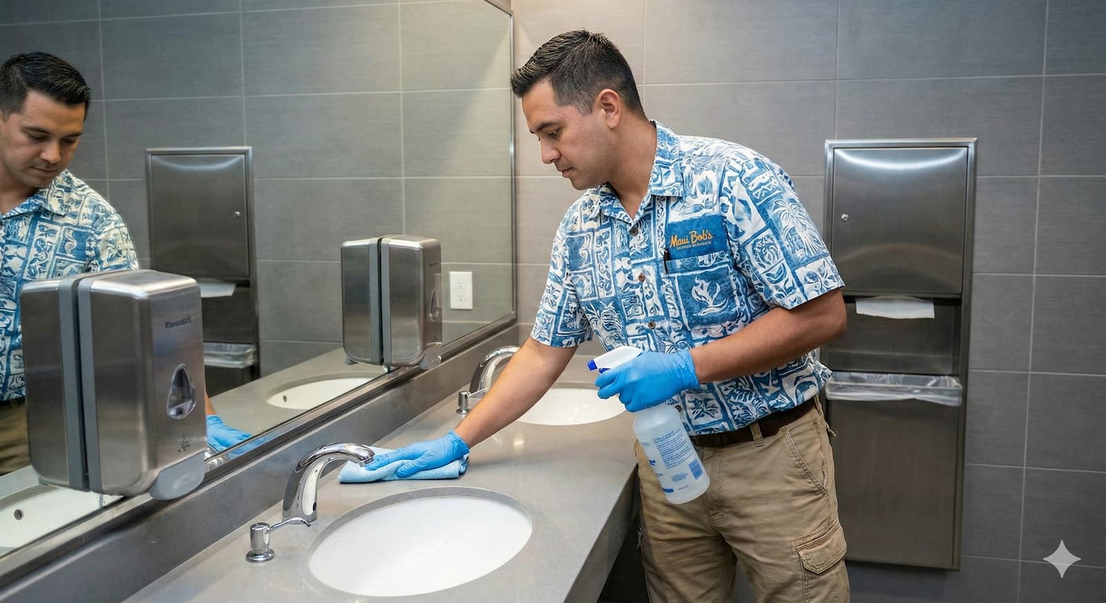 Commercial office janitorial and high-grade restroom sanitization in Redding California